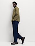 Pure Cotton Herringbone Overshirt​