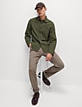 Pure Cotton Striped Seersucker Shirt