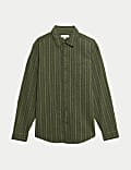 Pure Cotton Striped Seersucker Shirt