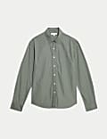Chemise Oxford 100&nbsp;% coton à rayures