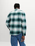 Pure Cotton Checked Flannel Shirt