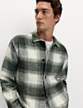 Brushed Checked Overshirt