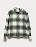 Brushed Checked Overshirt