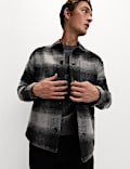 Brushed Checked Overshirt