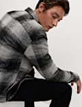 Brushed Checked Overshirt