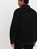 Cotton Rich Borg Lined Overshirt
