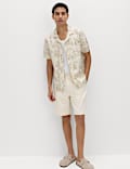 Pure Cotton Printed Short Sleeve Shirt
