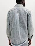 Pure Cotton Denim Overshirt
