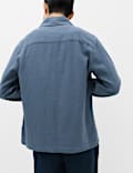 Doppellagiges Overshirt aus reiner Baumwolle