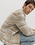 Cotton Rich Check Oxford Shirt