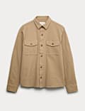 Regular Fit Cotton Rich Shacket
