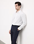 Chemise Performance en lin, repassage facile