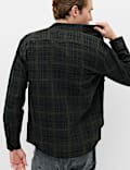 Pure Cotton Textured Check Shirt