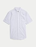 Ultimate Pure Cotton Striped Oxford Shirt