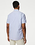 Pure Cotton Striped Oxford Shirt