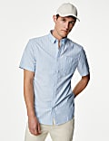 Pure Cotton Striped Oxford Shirt