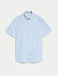 Pure Cotton Striped Oxford Shirt