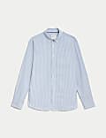 Pure Cotton Striped Oxford Shirt