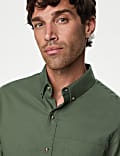 Easy Iron Pure Cotton Oxford Shirt