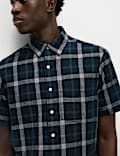Regular Fit Pure Cotton Check Shirt