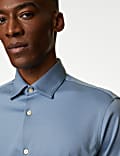 Slim Fit Pure Cotton Jersey Shirt