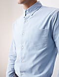 Slim Fit Cotton Rich Oxford Shirt