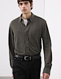 Regular Fit Easy Iron Modal Rich Shirt