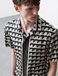 Regular Fit Geometric Print Shirt
