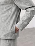 Overshirt van seersucker