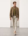 Linen Blend Short Sleeve Shirt