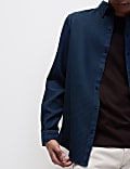 Pure Cotton Textured Shirt