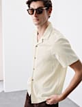 Relaxed Fit Easy Iron Seersucker Shirt