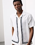 Regular Fit Border Print Shirt