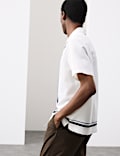 Regular Fit Border Print Shirt