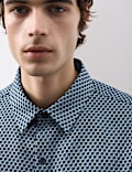 Geometric Print Short Sleeve Shirt