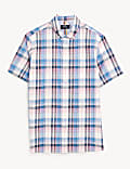 Pure Cotton Check Shirt