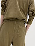 Pantalon de jogging 100 % coton teint en pi&egrave;ce