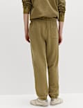 Pantalon de jogging 100 % coton teint en pi&egrave;ce