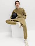 Pantalon de jogging 100 % coton teint en pi&egrave;ce
