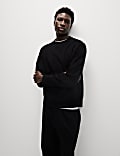 Oversized Cotton Rich Crew Neck Sweatshirt