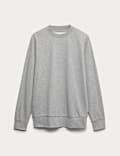 Cotton Rich Crew Neck Sweatshirt
