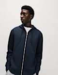 Cotton Rich Relaxed Zip Through Hoodie