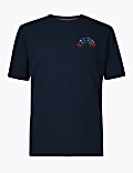Herren-T-Shirt aus reiner Baumwolle mit Spende für NHS Charities Together