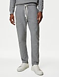 Jogging coupe droite 100&nbsp;% coton avec cordon