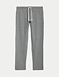 Jogging coupe droite 100&nbsp;% coton avec cordon