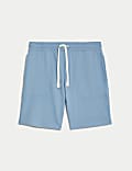 Pure Cotton Drawstring Jersey Shorts