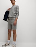 Pure Cotton Drawstring Jersey Shorts