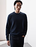 Cotton Rich Crew Neck Sweatshirt