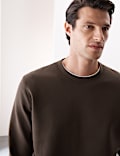 Cotton Rich Crew Neck Sweatshirt