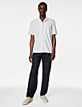 Cotton Rich Terry Towelling Polo Shirt